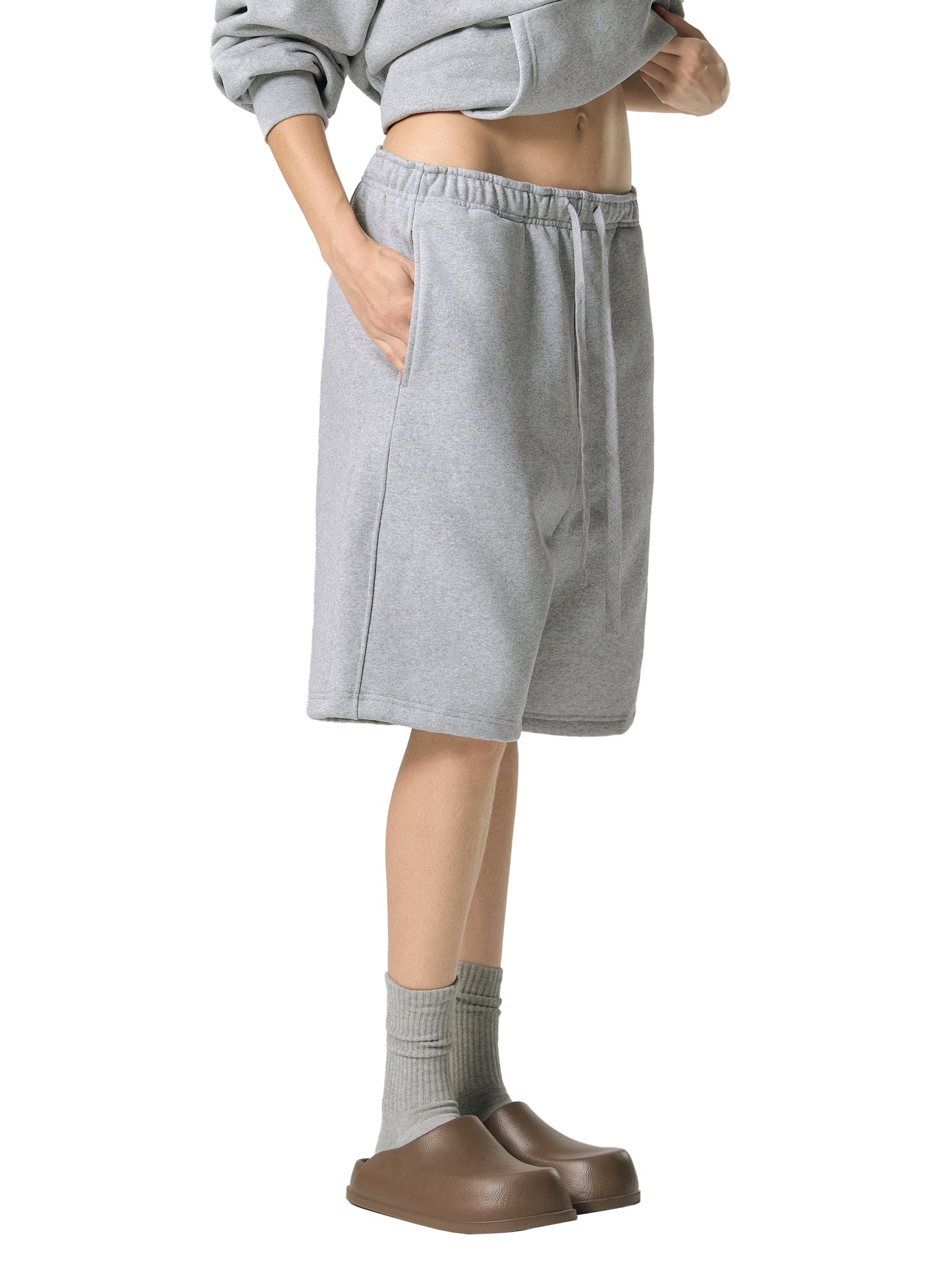 essential heavyweight fleece shorts