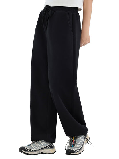 Essential Drawstring Straight-Leg Joggers