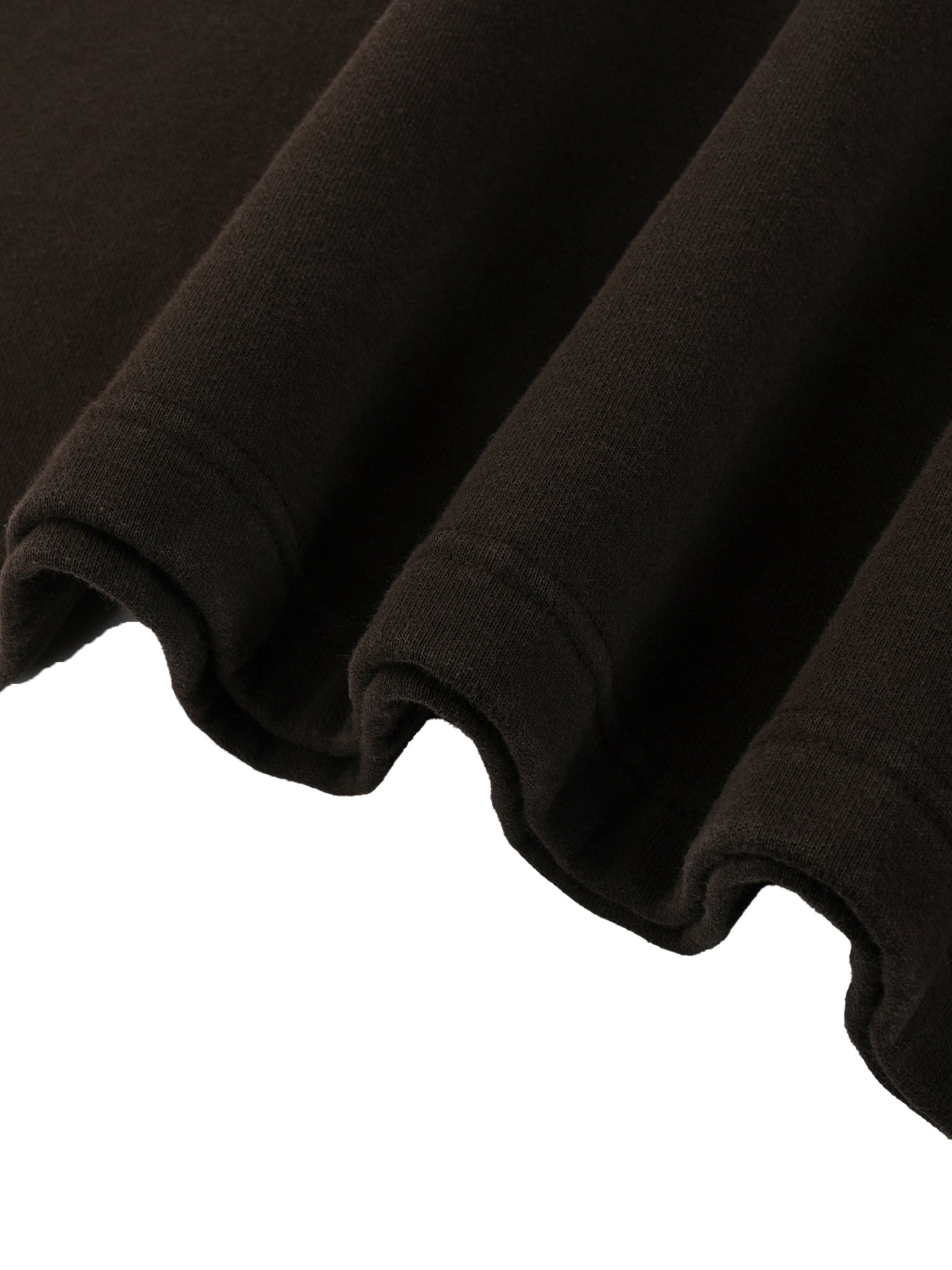 sun fade raw edge quarter-zip sweatshirt