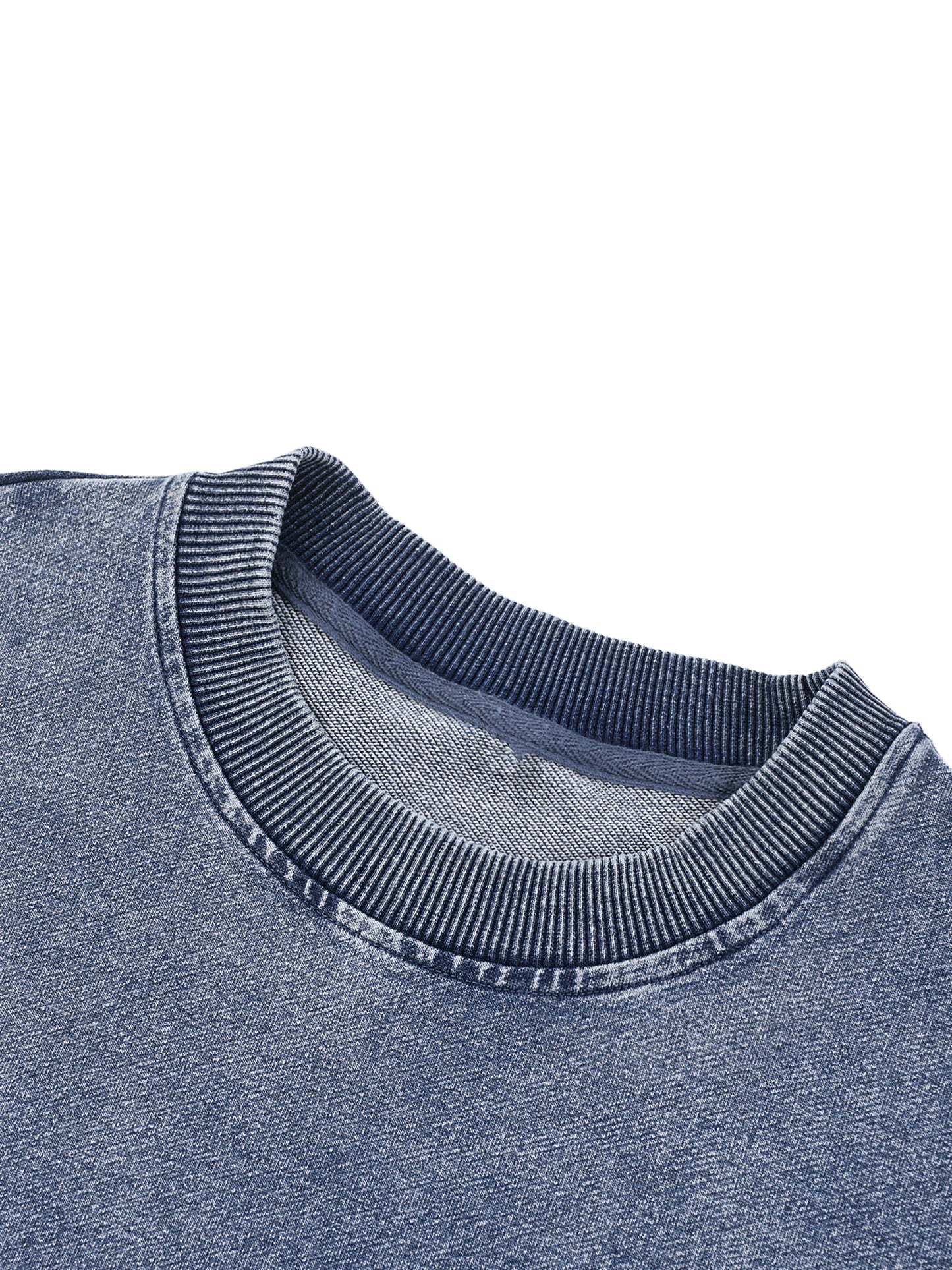 acid wash oversized crewneck sweatshirt