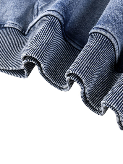 Acid Wash Oversized Hoodie