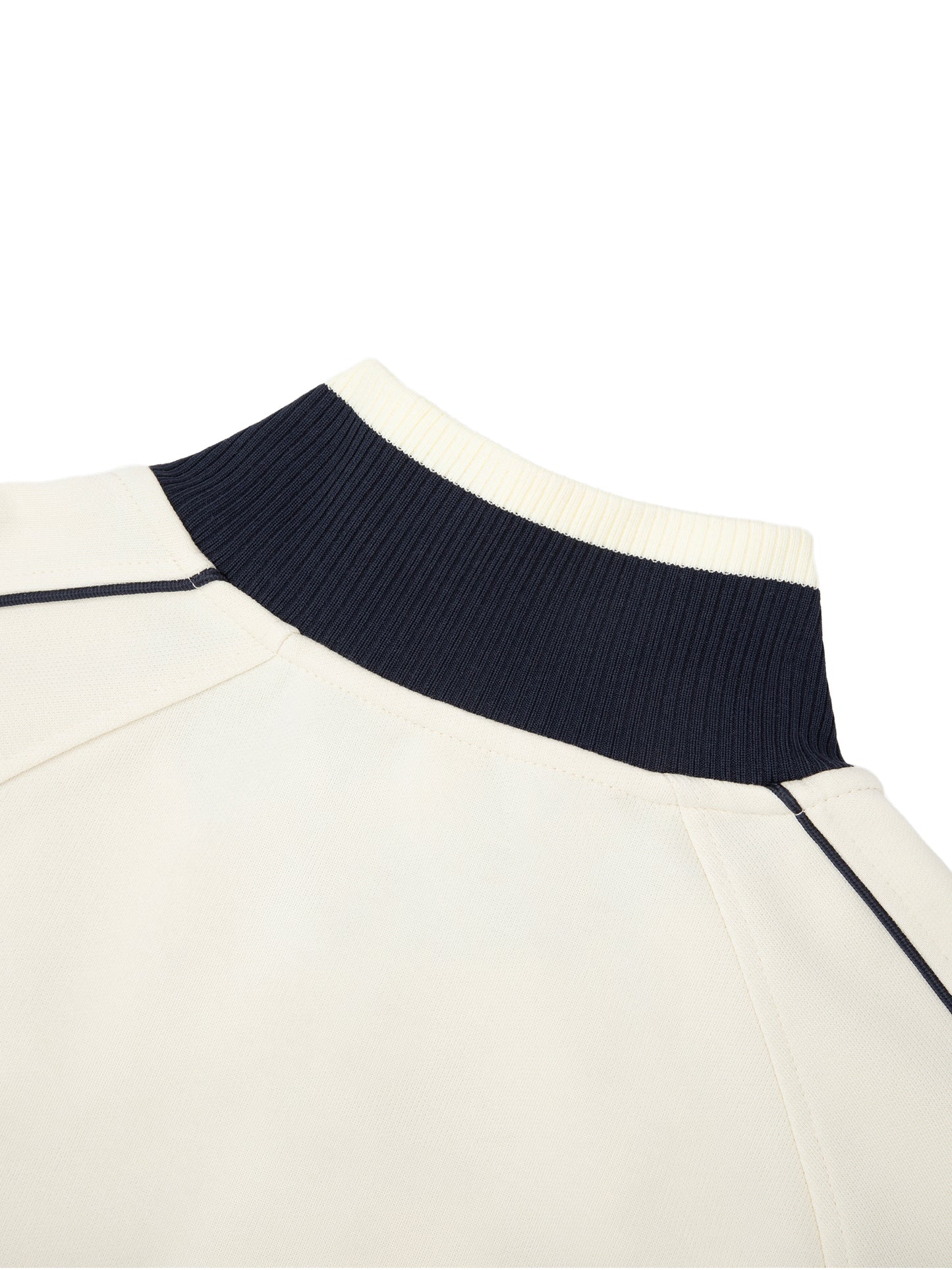 colour block raglan sleeve zip track jacket