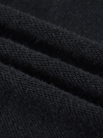 Acid Washed Tape Raw Edge Zip Hoodie