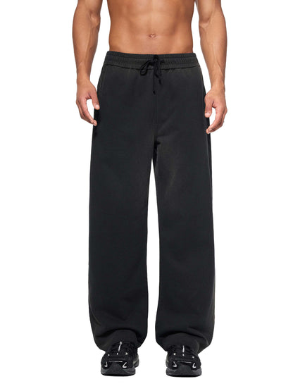 Sun Fade Raw Edge Straight-Leg Joggers