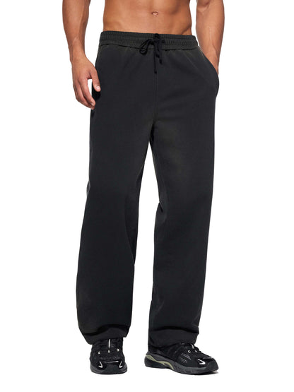 Sun Fade Raw Edge Straight-Leg Joggers