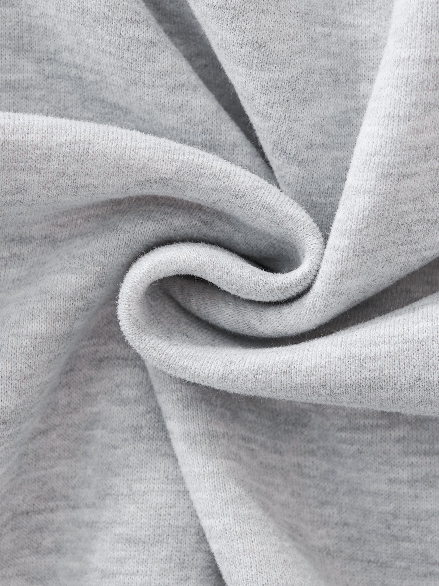 contrast-stitched boxy fleece hoodie