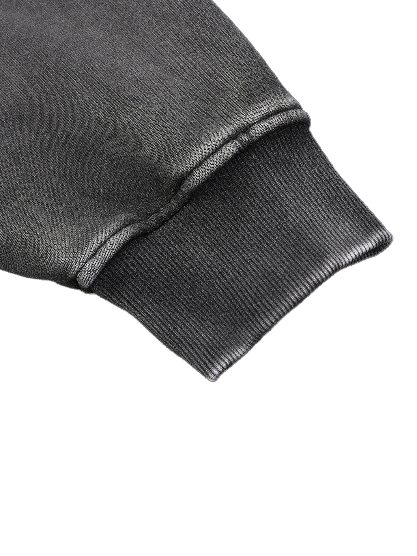 acid wash fleece oversize hoodie