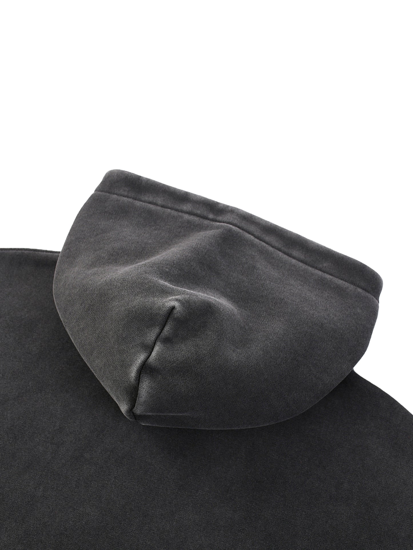 acid wash fleece oversize hoodie