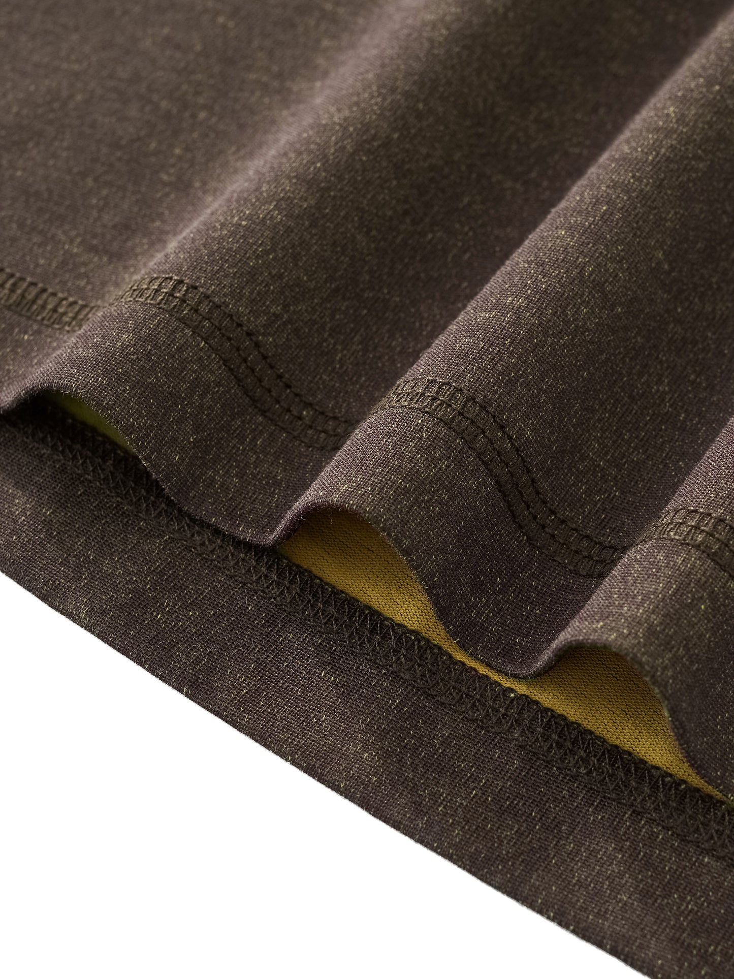 contrast cuff cuffed t-shirt