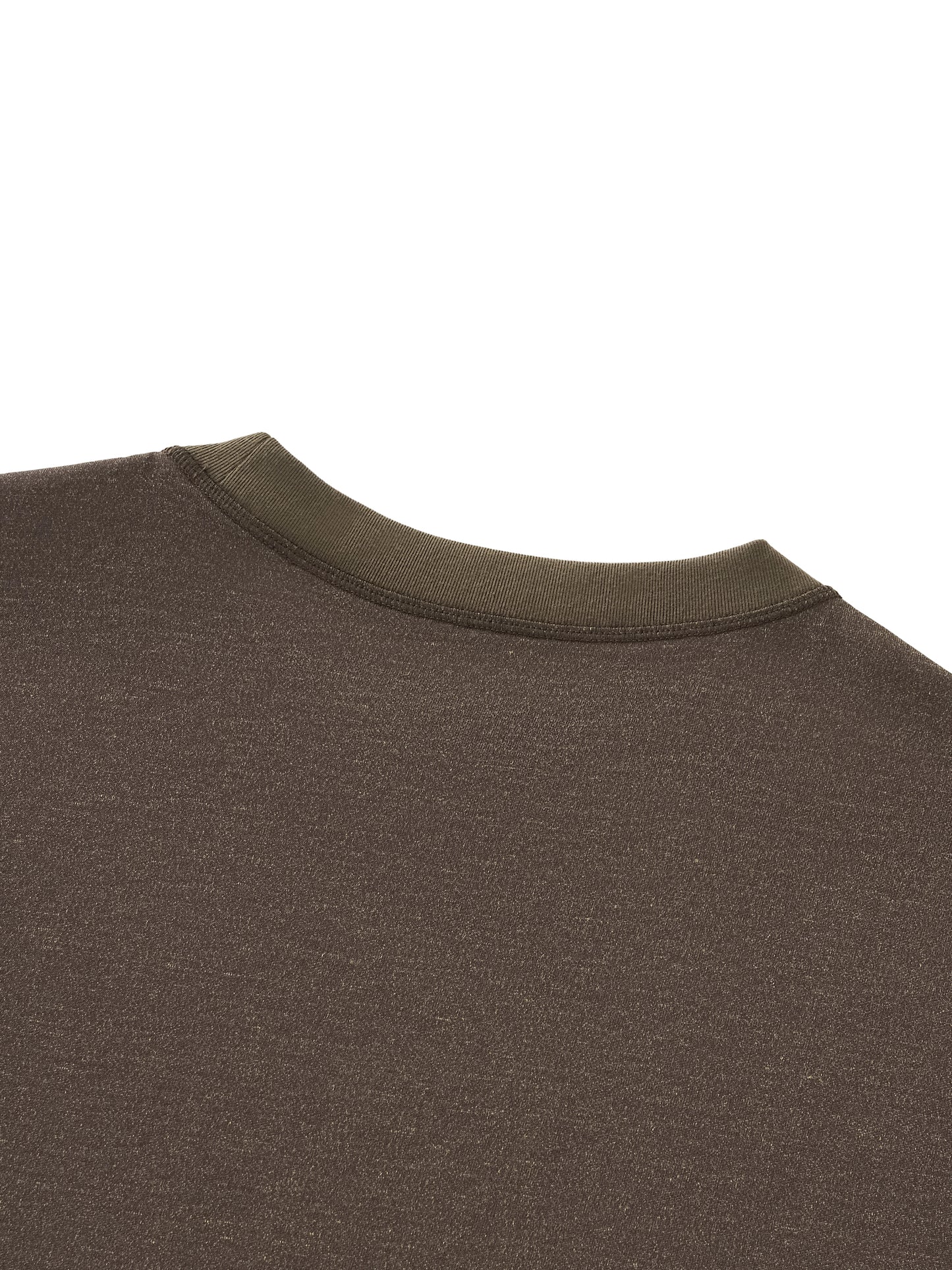 contrast cuff cuffed t-shirt