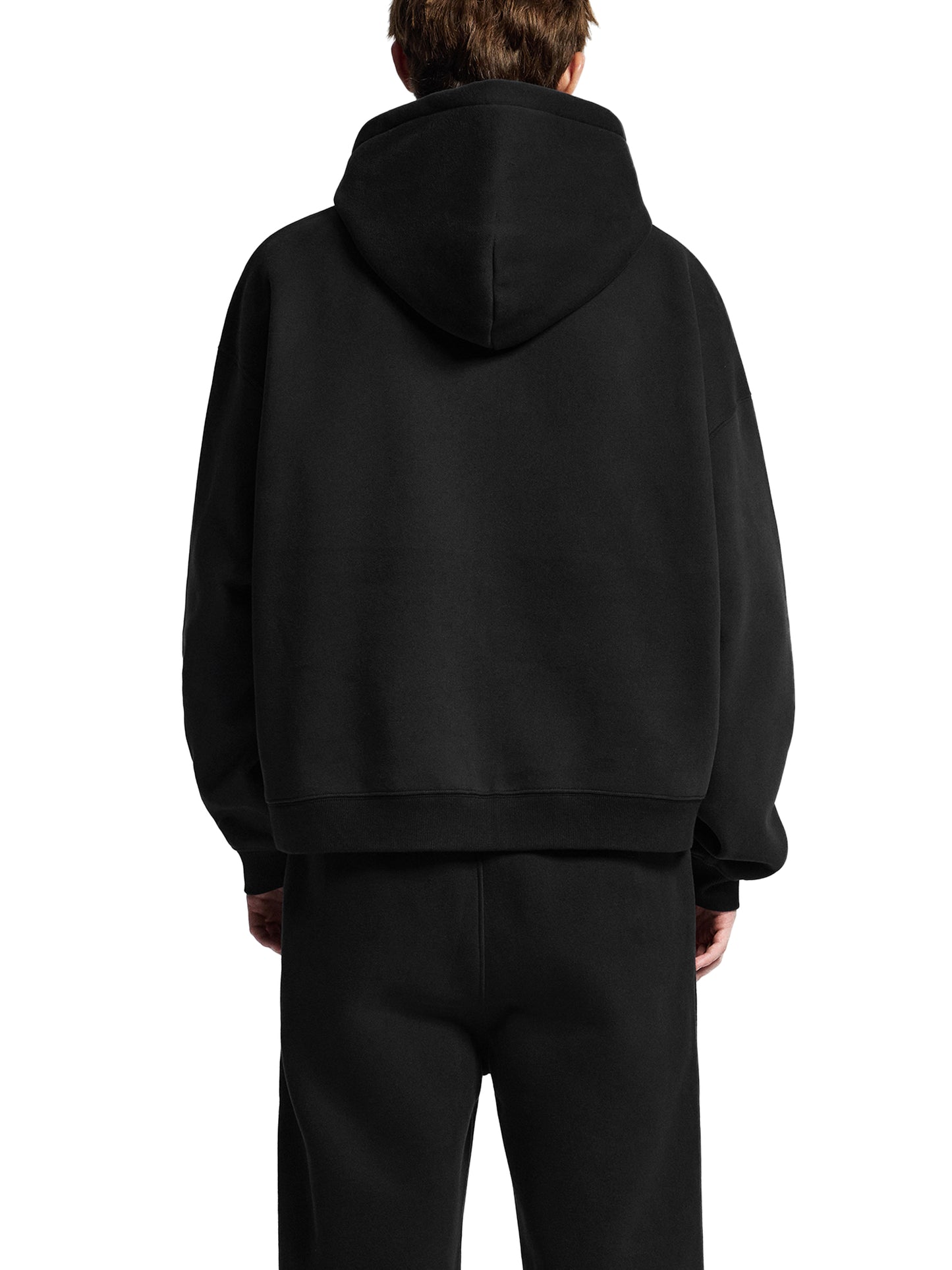 essential oversized fleece boxy hoodie