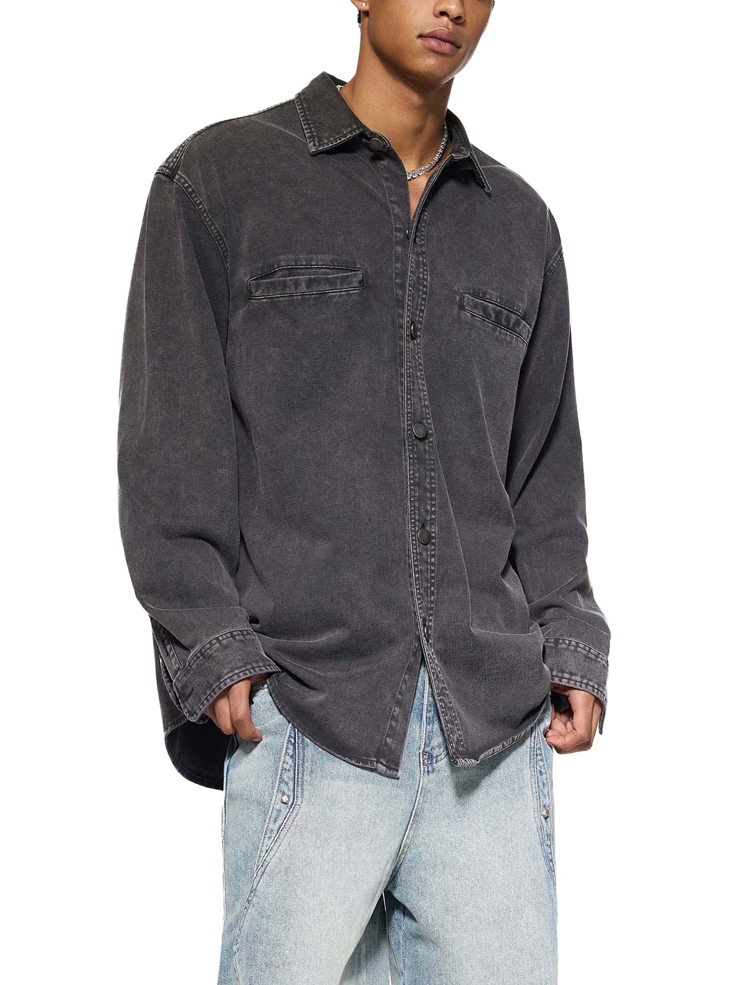 denim vintage washed heavyweight jacket