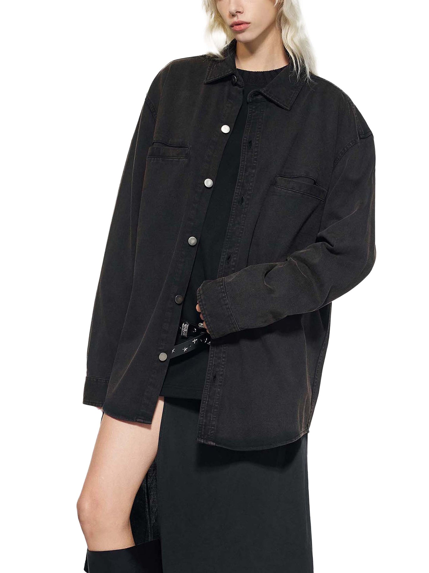 denim vintage washed heavyweight jacket