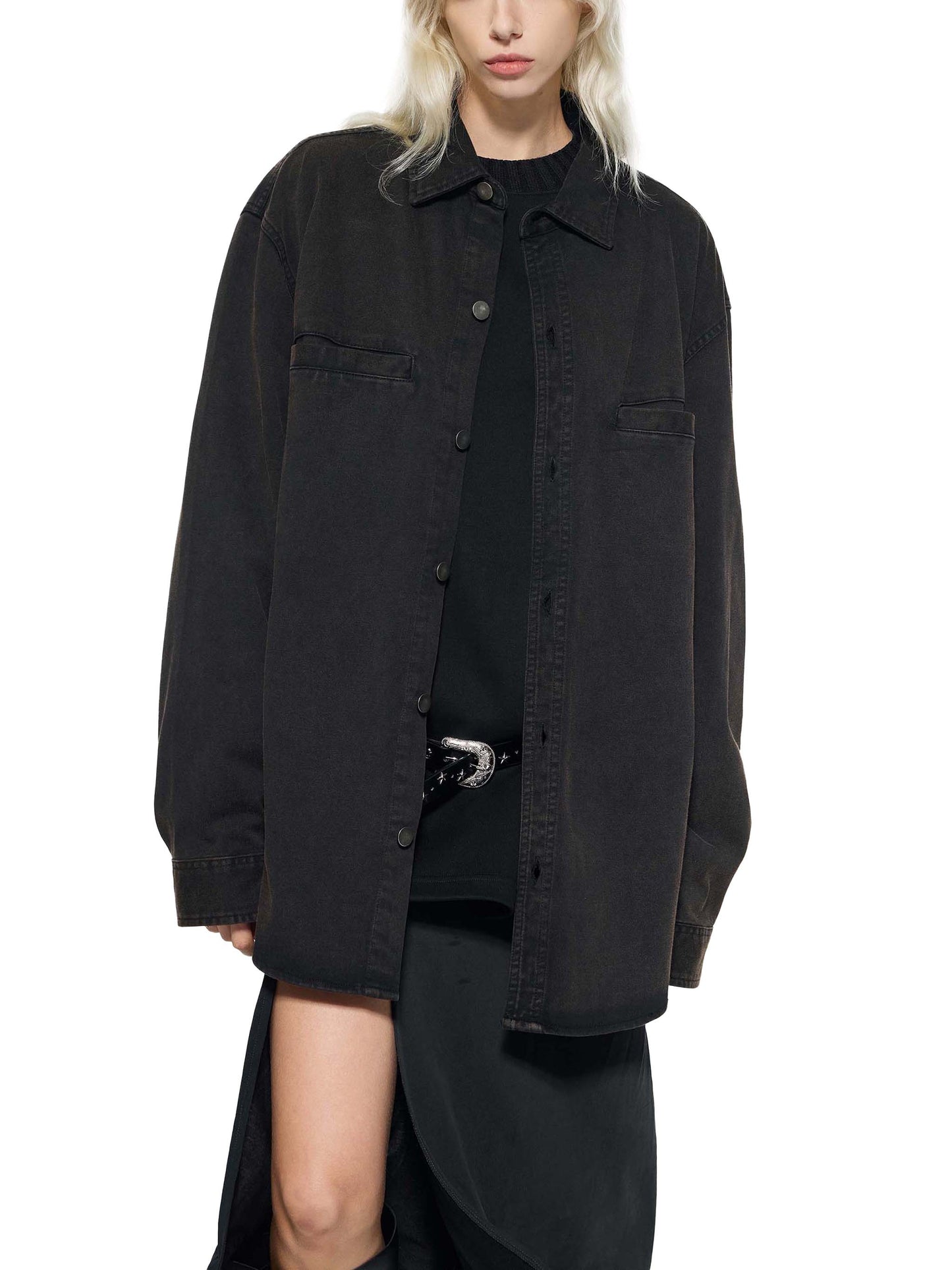 denim vintage washed heavyweight jacket