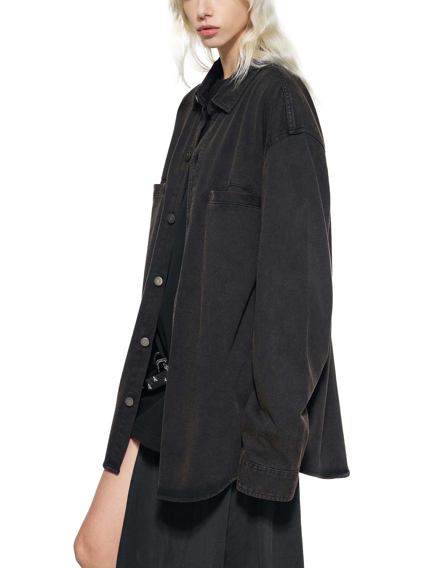 denim vintage washed heavyweight jacket