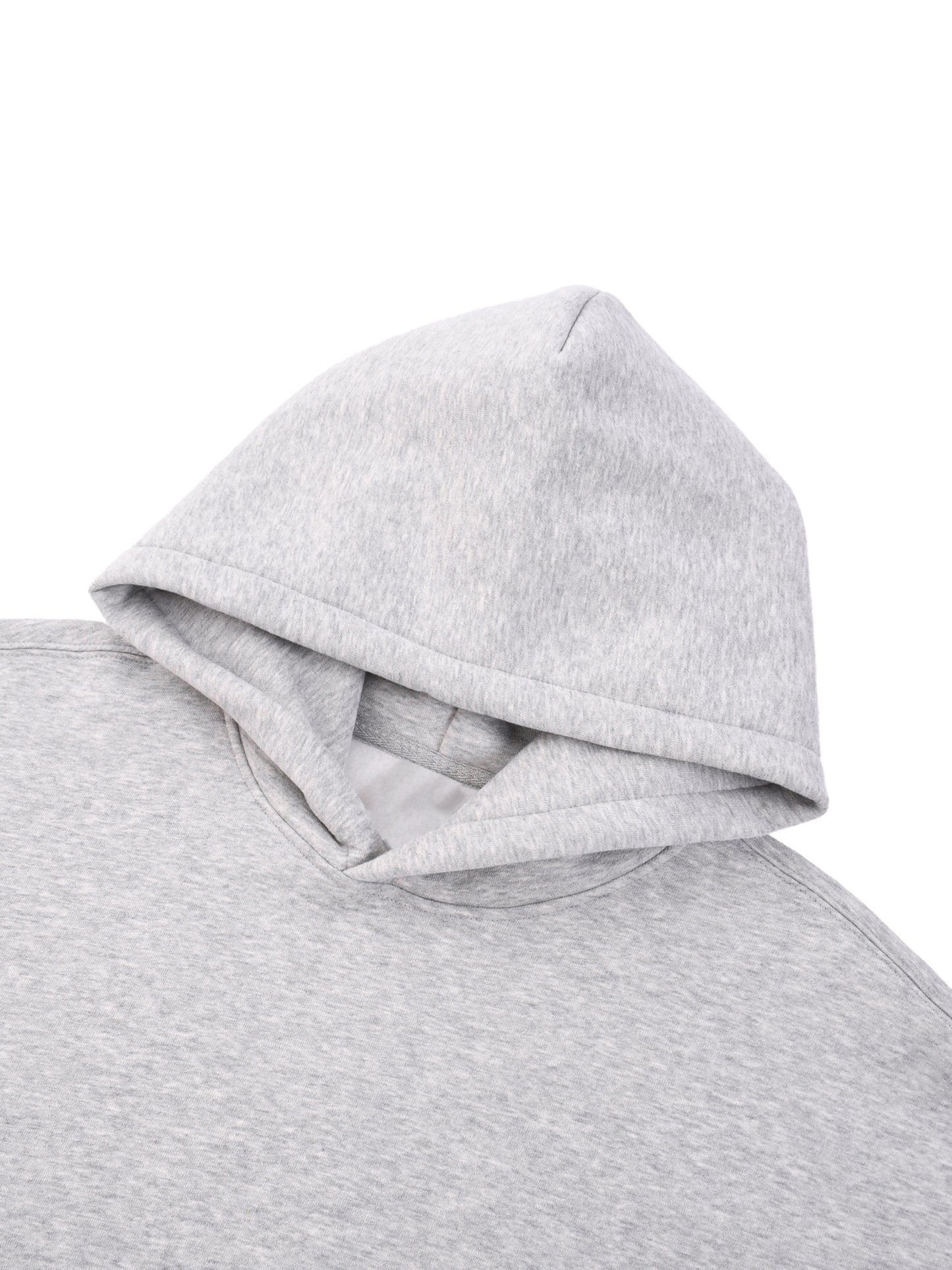 essential oversized boxy fit fleece hoodie