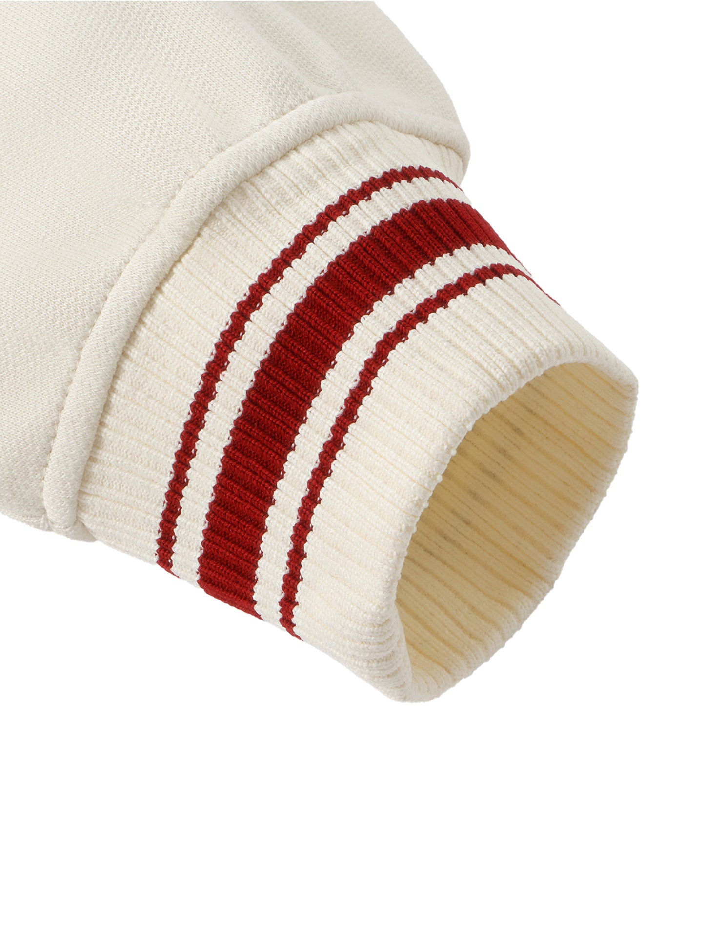 contrast raglan sleeve baseball jacket