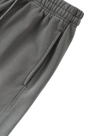 Vintage Washed Gradient Straight-Leg Joggers