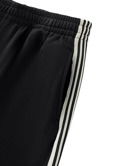Side Stripe Straight-Leg Joggers
