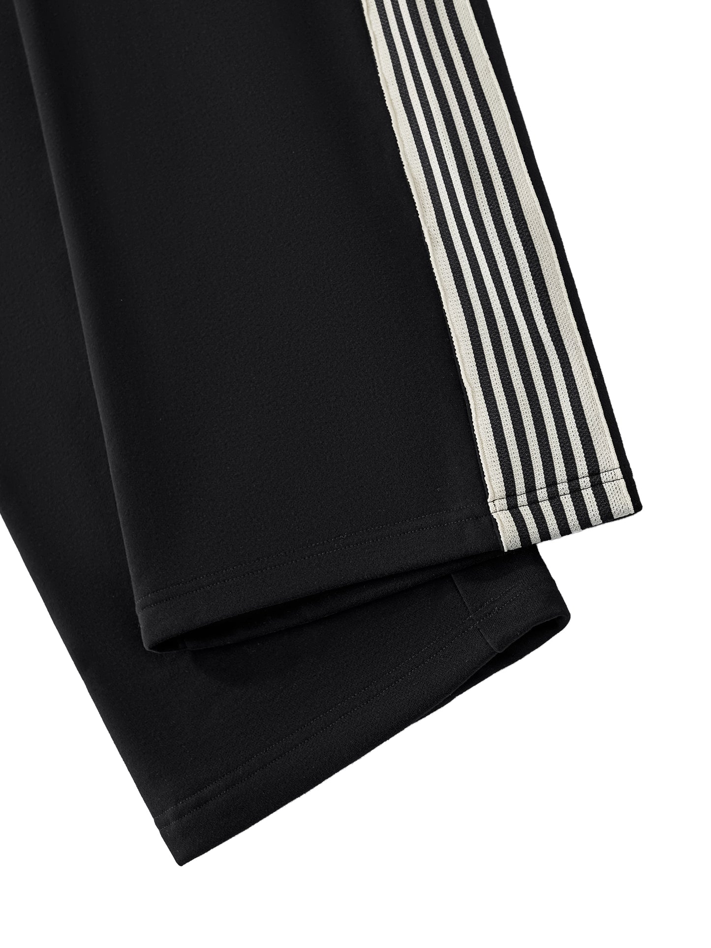 side stripe straight-leg joggers