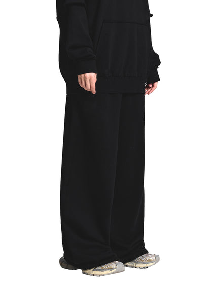 Acid Washed Raw Edge Sweatpants