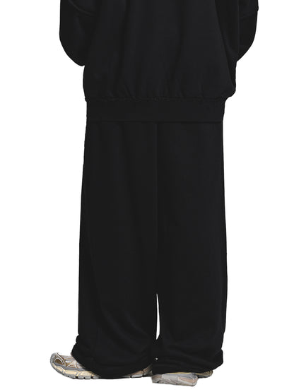 Acid Washed Raw Edge Sweatpants