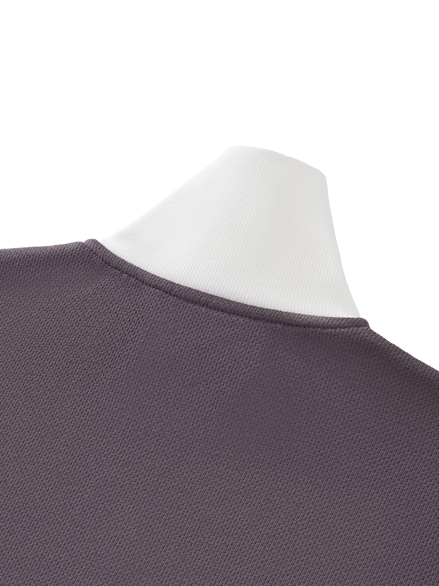 contrast side stripe fleece cropped track jacket