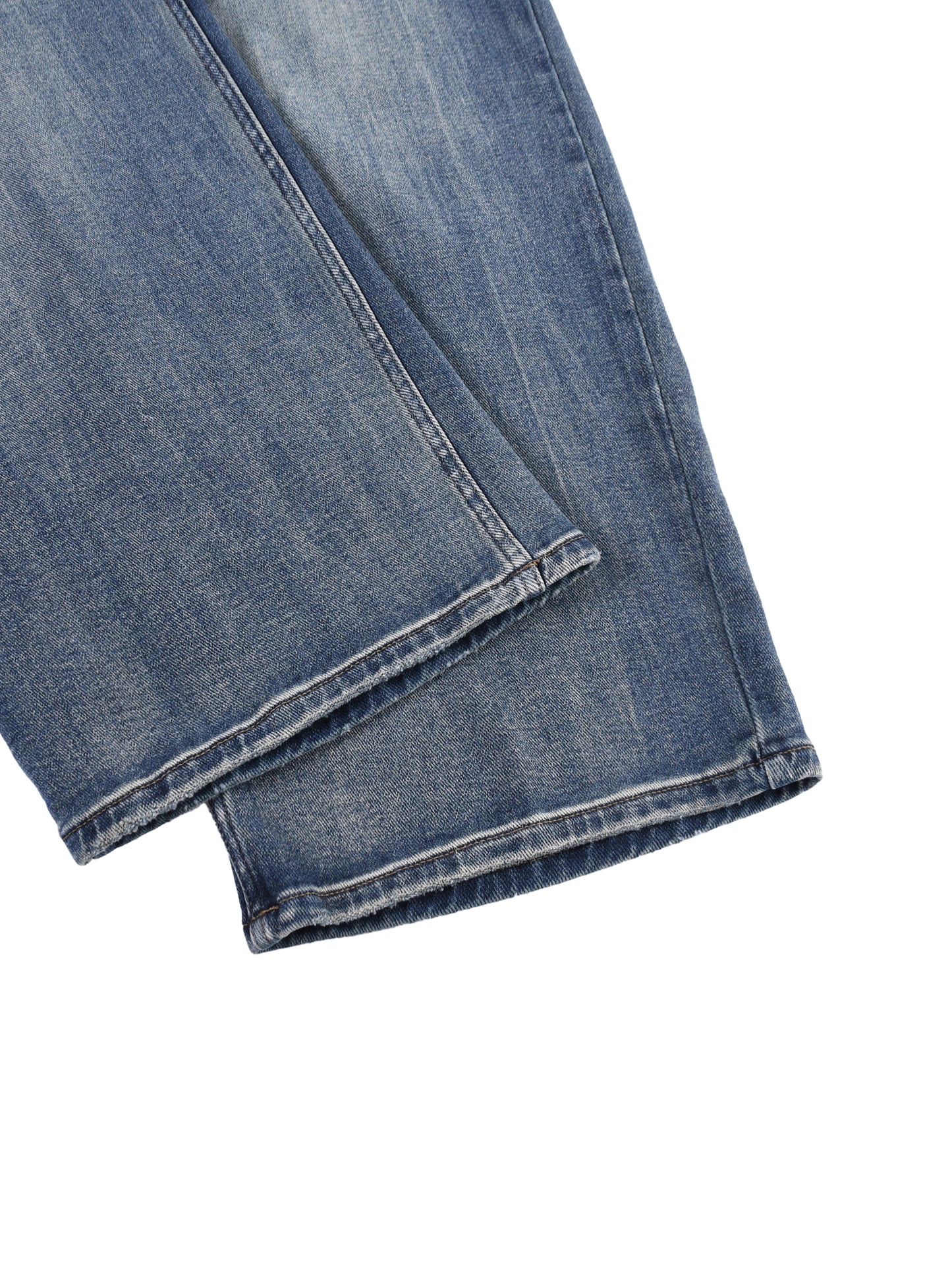 sun fade heavyweight denim jeans