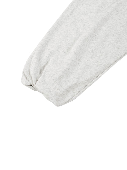 Boxy Gather-Hem Hoodie