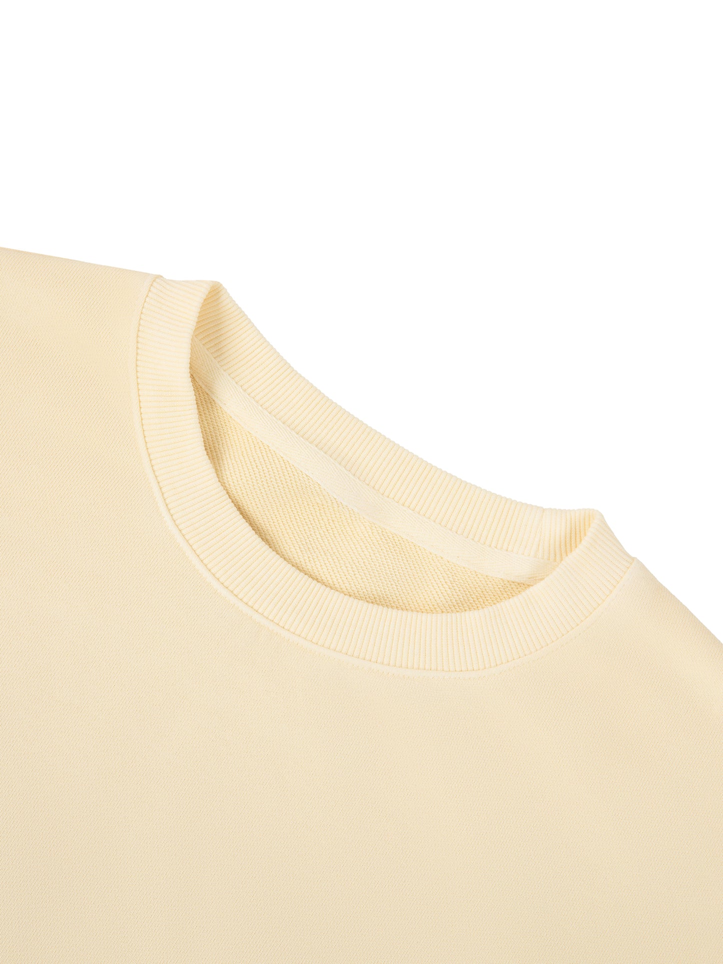 vintage washed cropped sweatshirt