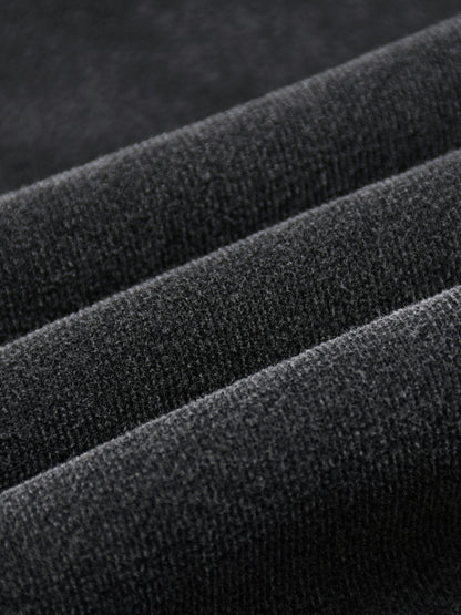 Vintage Washed Fleece Baseball Jacket