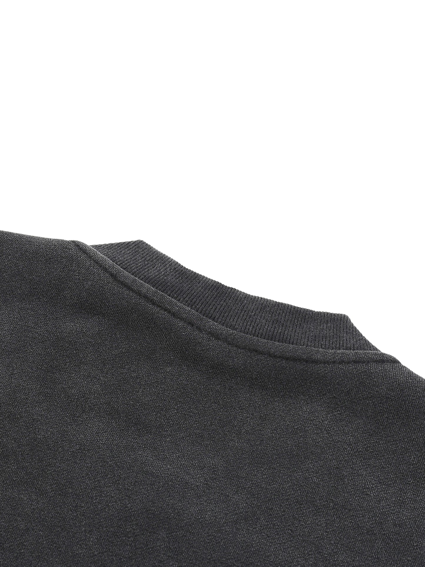 vintage washed fleece baseball jacket