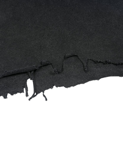 Vintage Wash Boxy Distressed Hem T-Shirt