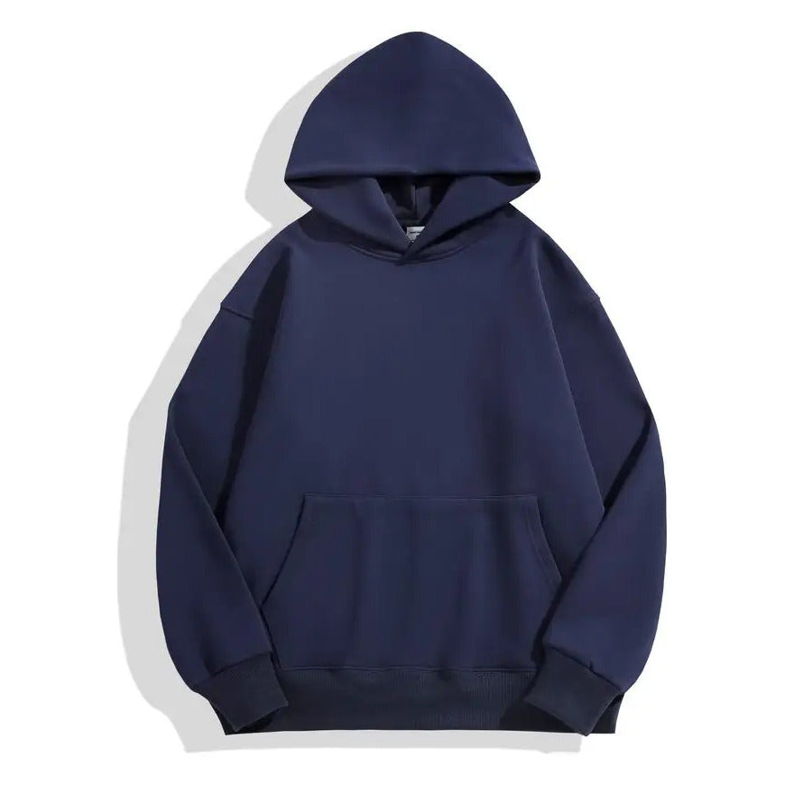 heavyweight fleece lined pullover hoodie 480 gsm